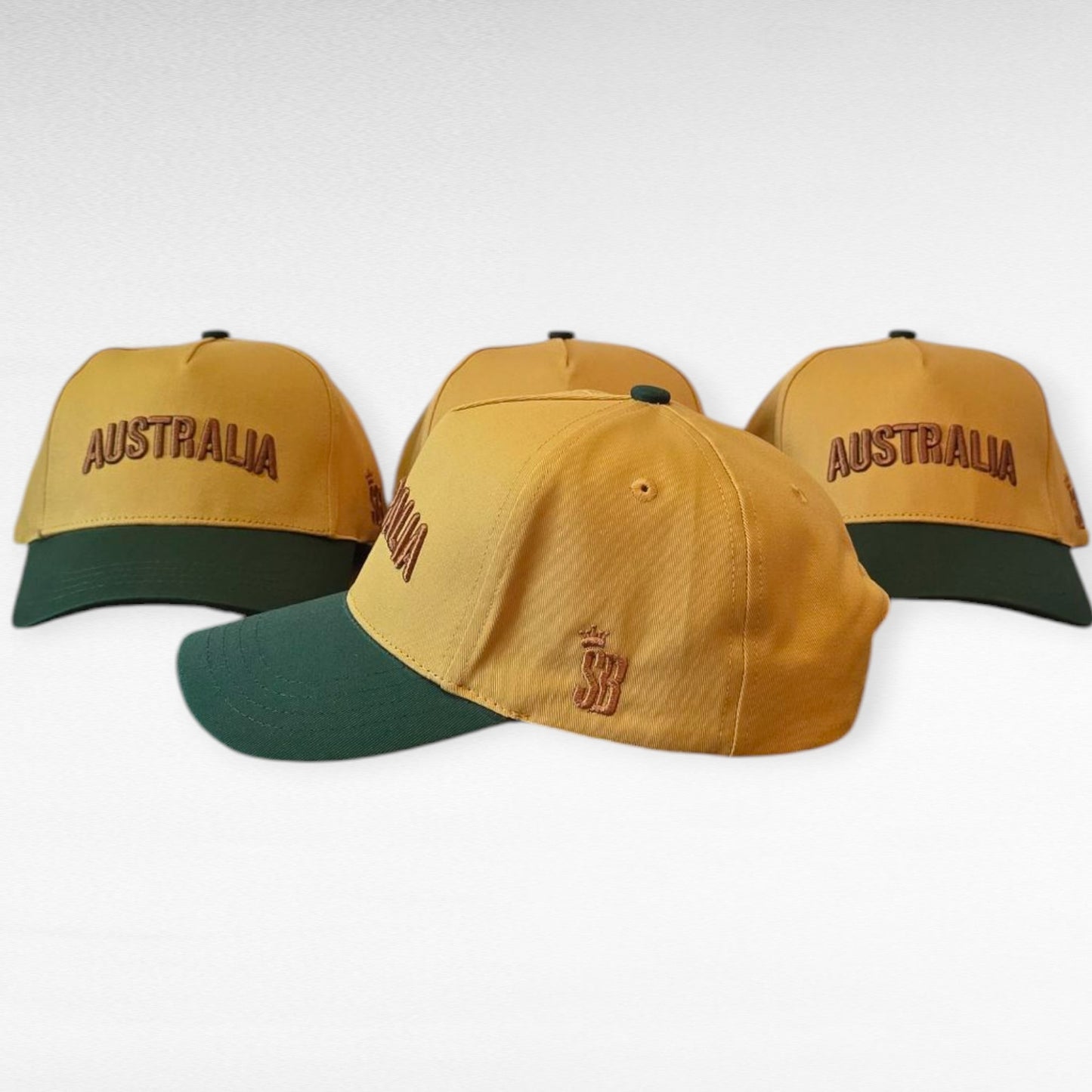 Australia Hat SB - Green and Gold