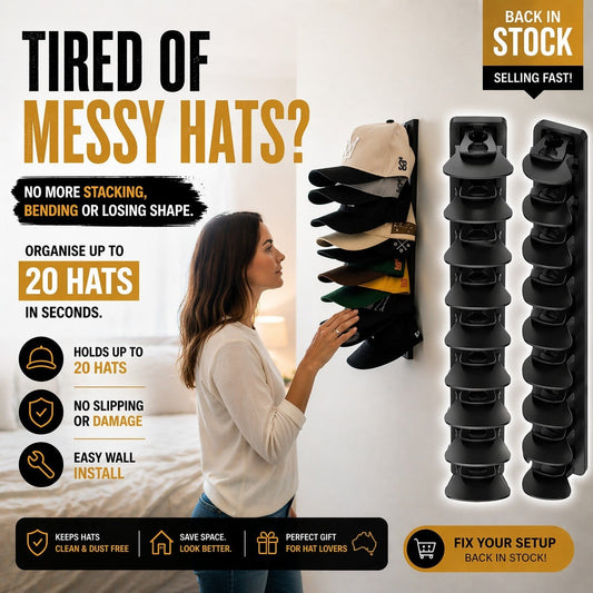 How to Store Hats in a Small Bedroom (Without Taking Up Space)
