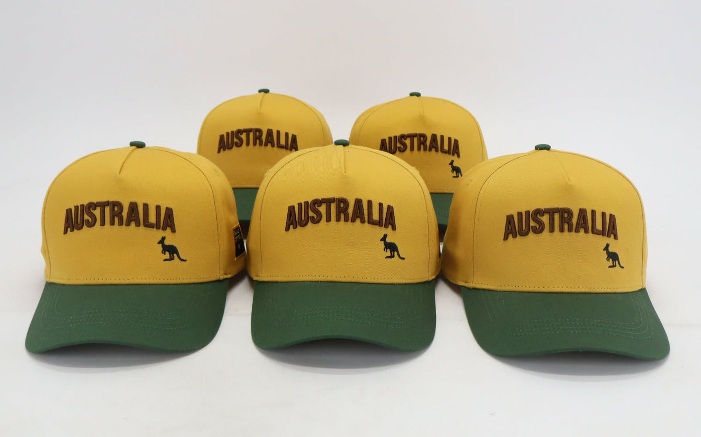 Classic Australia Hat - Green and Gold