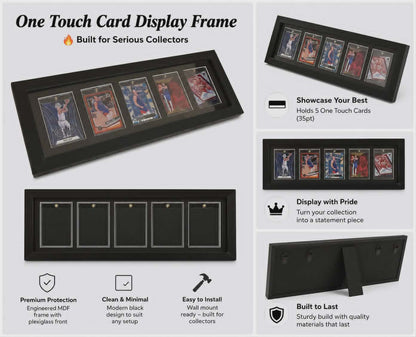 One Touch Card Display Frame ( 5 Slot)