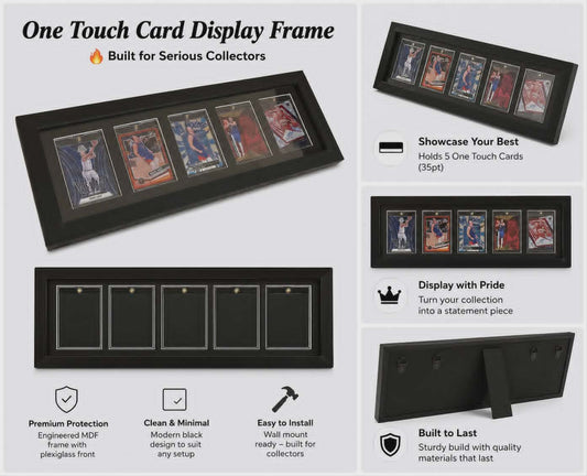 One Touch Card Display Frame ( 5 Slot)