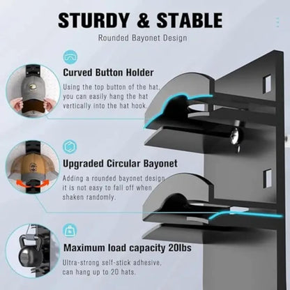 Wall Mounted Hat Rack