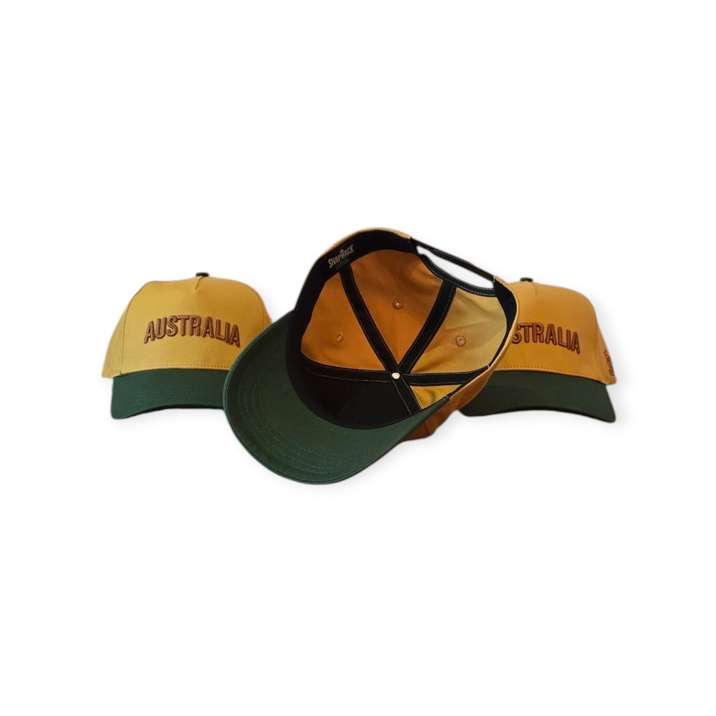 Australia Hat SB - Green and Gold