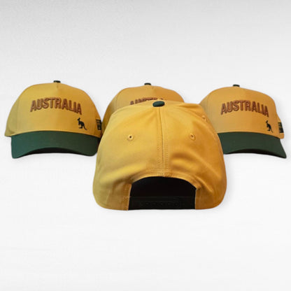 Classic Australia Hat - Green and Gold