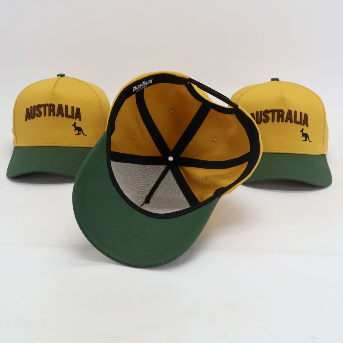 Classic Australia Hat - Green and Gold