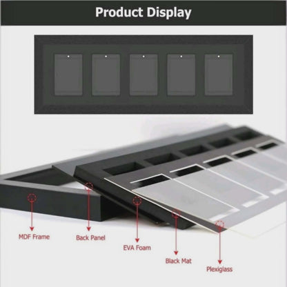 One Touch Card Display Frame ( 5 Slot)